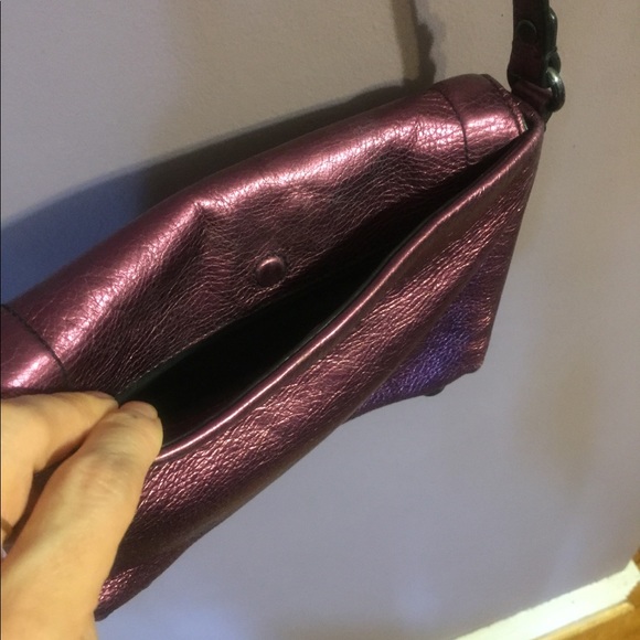 Marc by Marc Jacobs Purple Metallic Crossbody Bag - Picture 5 of 9